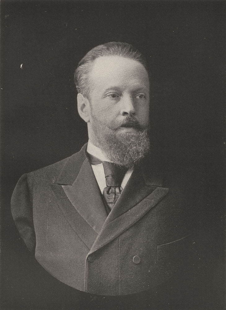 RUSSIA. Russia; S J de Witte, Ex Minister of Finance 1907 old antique print